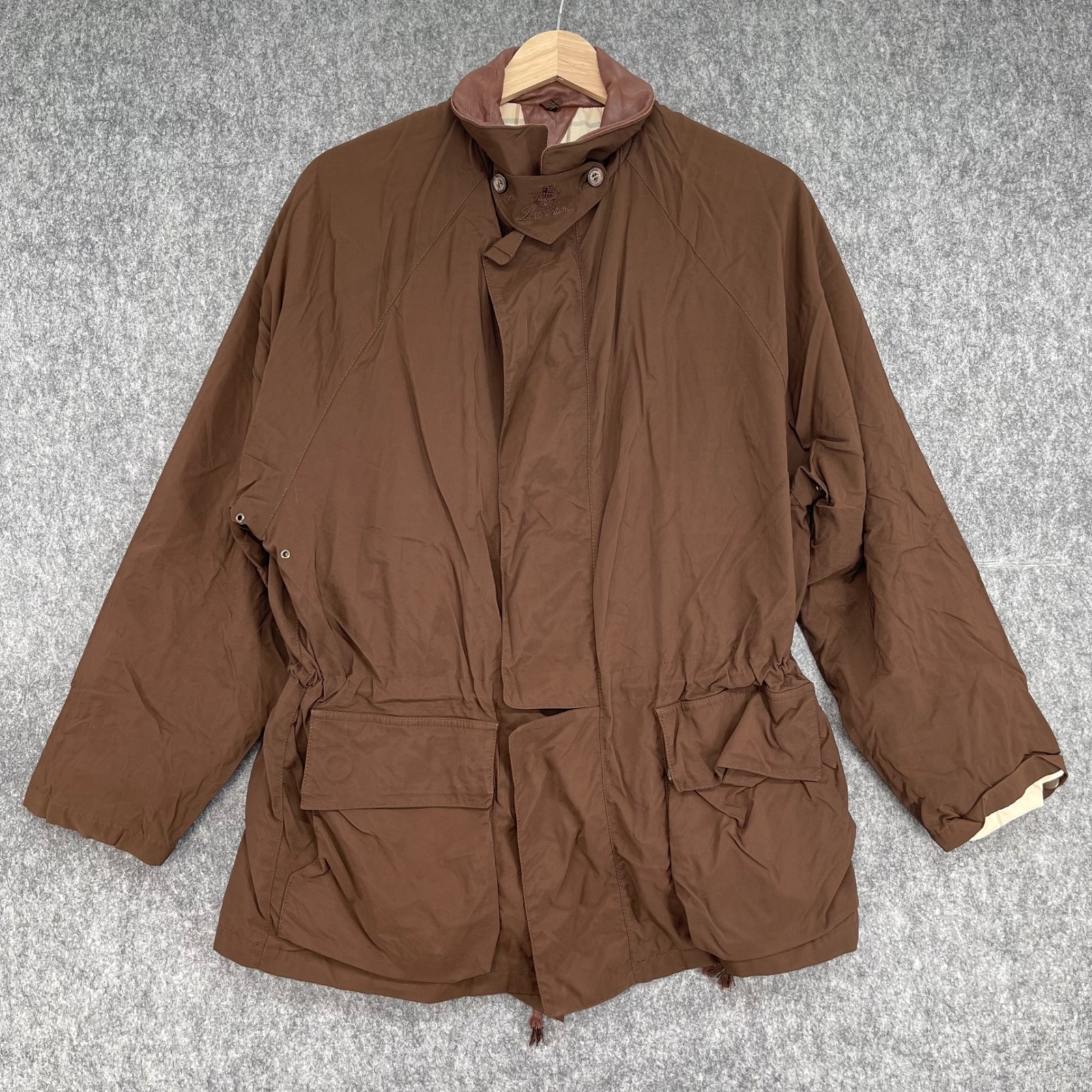 Loro Piana Horsey Jacket Small Brown 1992 Barcelona Olympics Italian Team